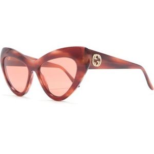 Gucci Havana Cat eye sunglasses.